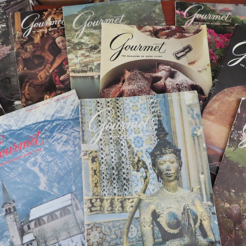 Lot of 10 Vintage Gourmet Magazines (1978/1979/1984)